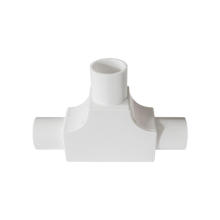 20mm PVC Conduit Fittings Inspection Tee Without Pollution